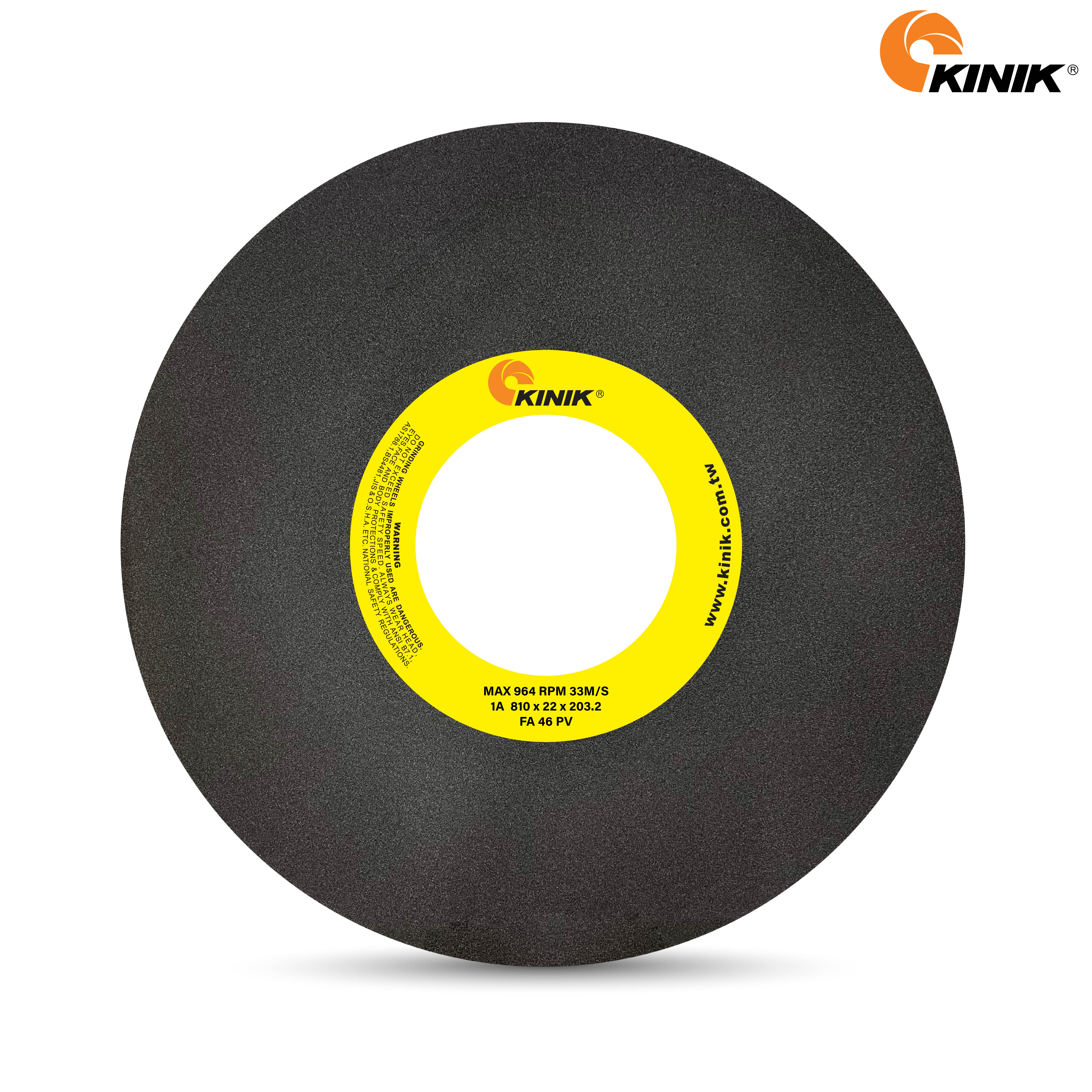 หินเจียร KINIK FA46PV1A 810x22x203.2 mm.