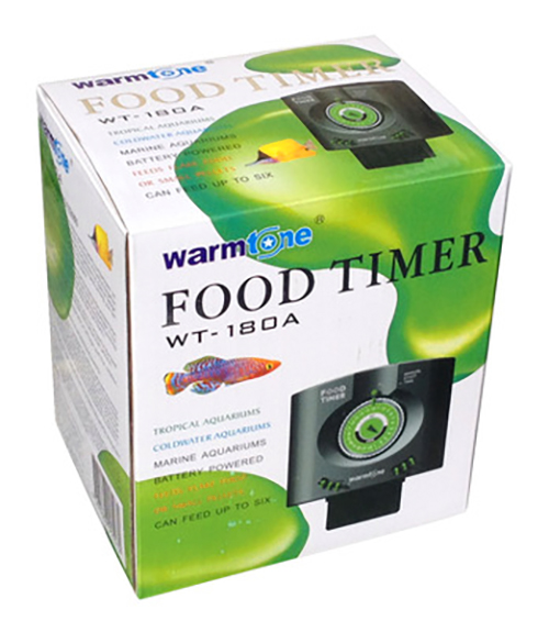 Warm Tone WT-180A (เครื่องให้อาหารปลาอัตโนมัติ ระบบอนาล็อค ใช้งานง่าย ตั้งเวลาให้อาหารได้หลายครั้ง)