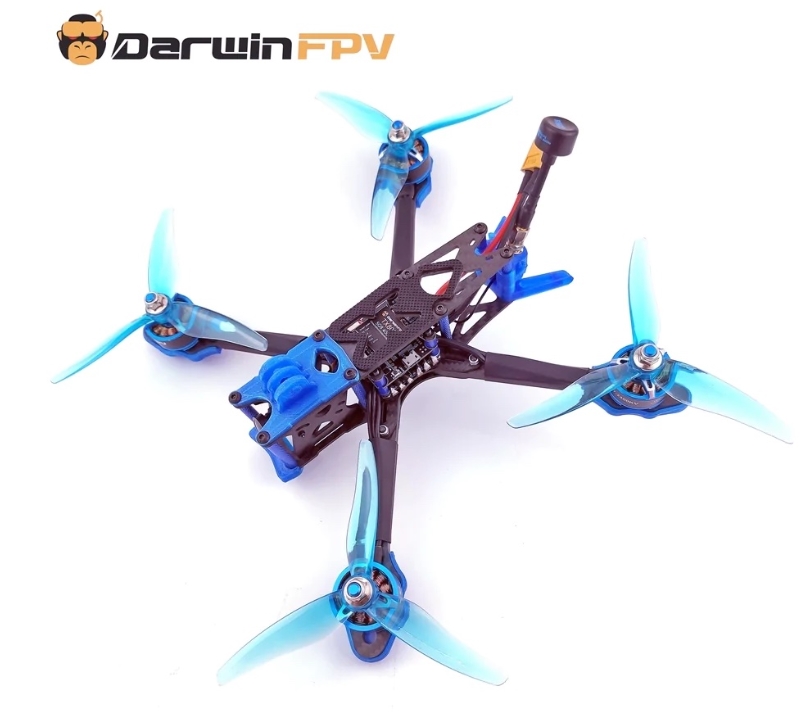 DarwinFPV Darwin240 FPV Drone PNP Johnny 5 โดรนใบพัด 5นิ้ว F4 FC 50A ESC 5.8G VTX 1500TVL 2207 2400KV