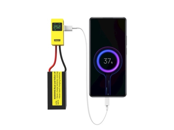 SpeedyBee Adapter 3 Micro USB 1-6S XT60 & PH2.0 ใช้เซ็ทลำผ่านมือถือ เชื่อมต่อ