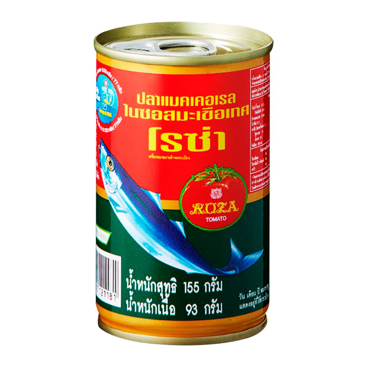 8850511121181 โรซ่าปลาแมคเคอเรลในซอสมะเขือเทศ 155กรัม