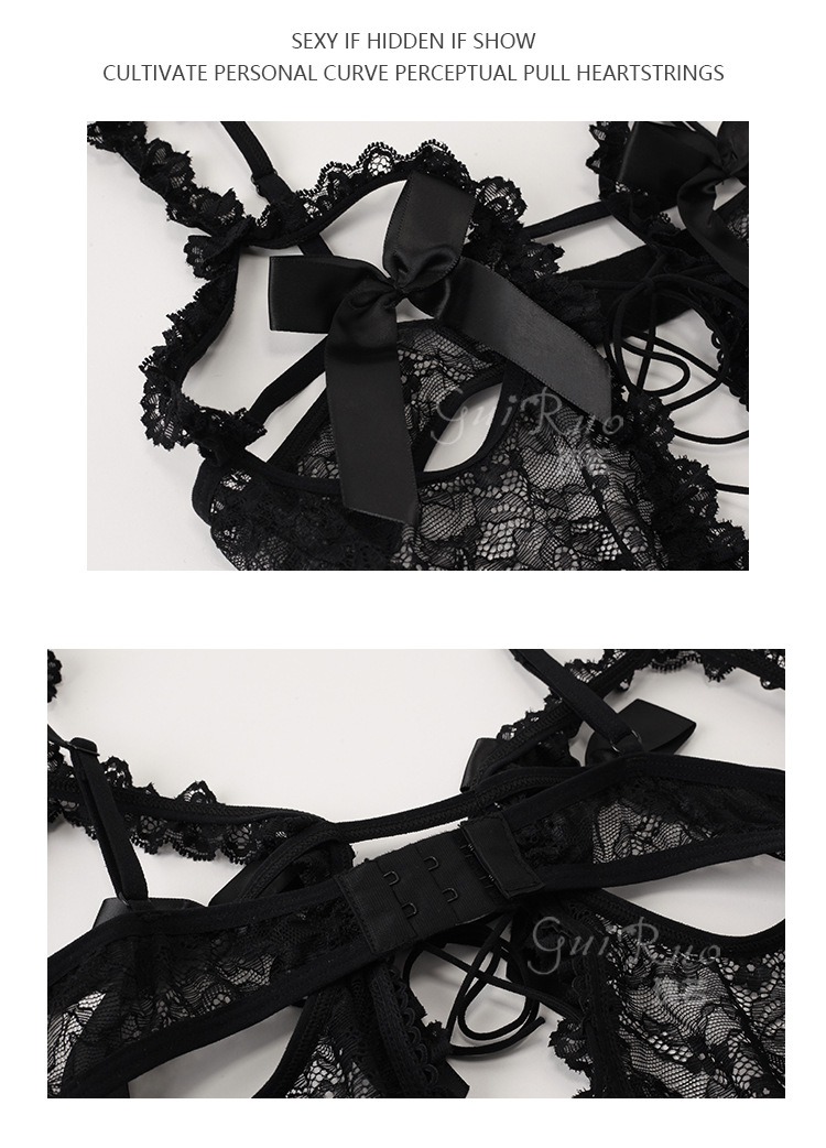 เสื้อบอดี้สูท ชุดบอดี้สูท บอดี้สูทลูกไม้ บอดี้สูทสายฝอ / Sexy Bodysuit [Set.1]