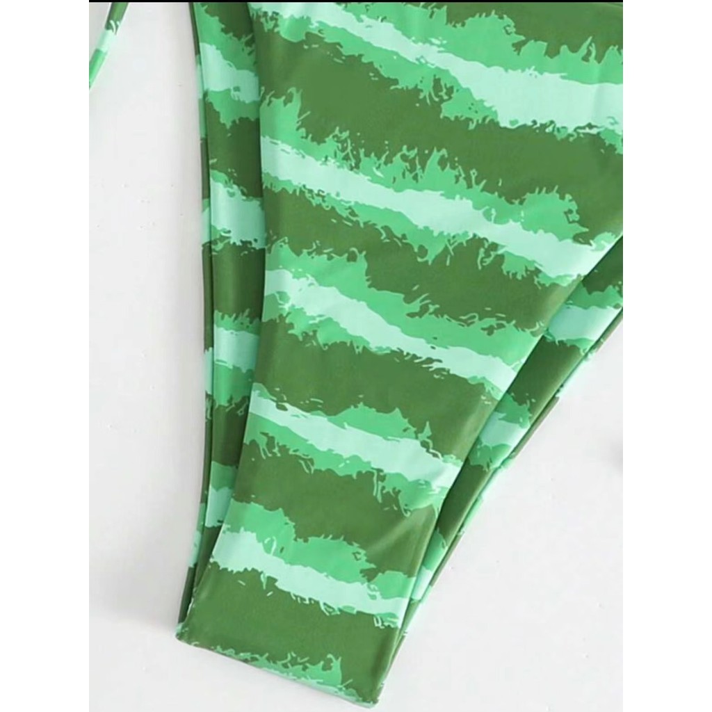 บิกินี่ ชุดว่ายน้ำ แตงโม เซท 2 ชิ้น SW046