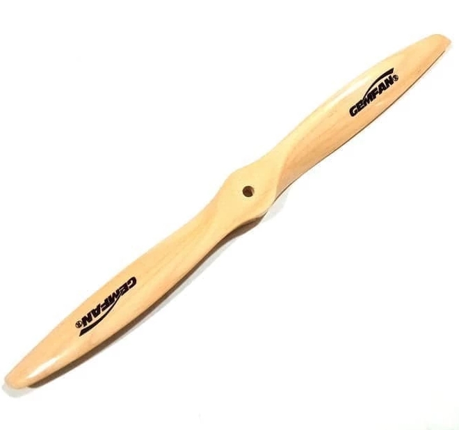 GEMFAN ใบพัดไม้ สำหรับมอเตอร์ไฟฟ้า , ใบพัดไม้ไฟฟ้า , Wood prop electric มีให้เลือกหลายขนาด [ราคาต่อ 1ใบ]