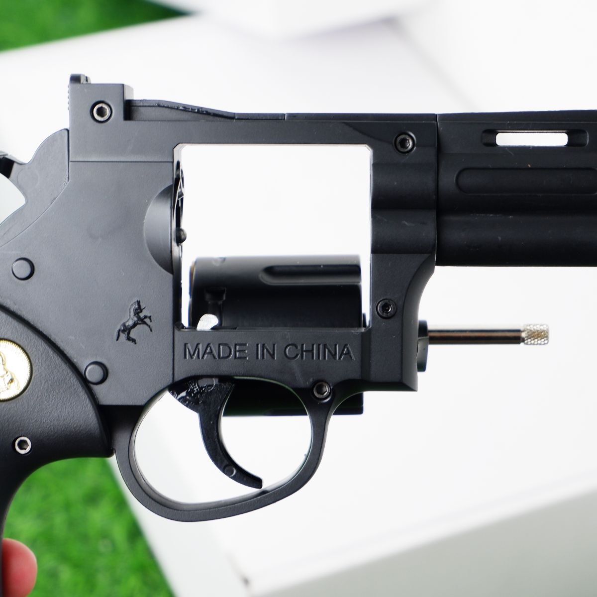 (40)Python357 ปืนเจลลูกโม่ แบบยาว ของเล่น ยิงทีละนัด