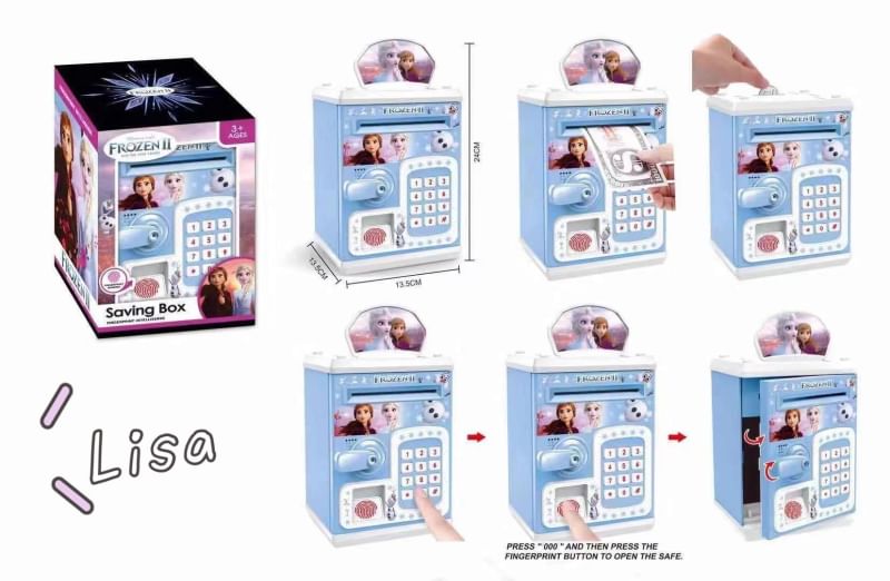 ออมสินการ์ตูน (ATM) แบบสแกนนิ้ว