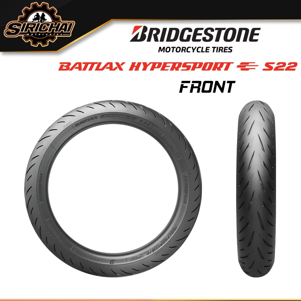 ฺBridgestone S22 ยาง สำหรับ R15 MT15 XSR MT03 R1 R6 / Ducati Monster / KTM / Triumph THRUXTON