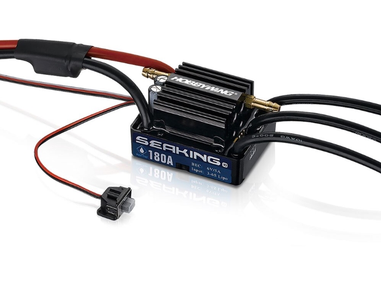 Hobbywing Seaking V3 30A 60A 120A 180A 130A-HV กันน้ำ Brushless ESC สปีดสำหรับเรือไฟฟ้า