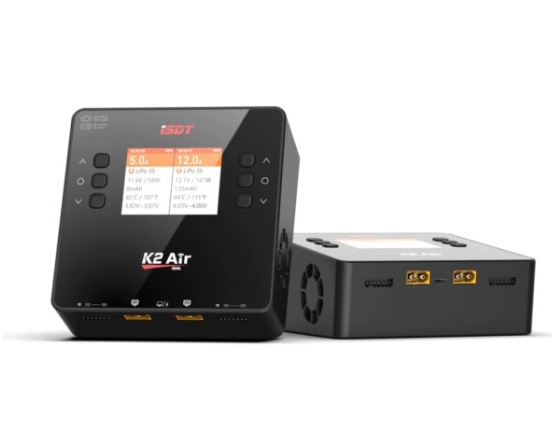 K2 Air Bluetooth Remote Control Lipo Charger,AC/DC 200W/500Wx2 20A Smart Balance Charge เครื่องชาทแบต