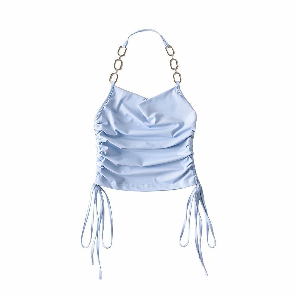 เสื้อครอป สายโซ่คล้องคอ สายฝอ CN1162