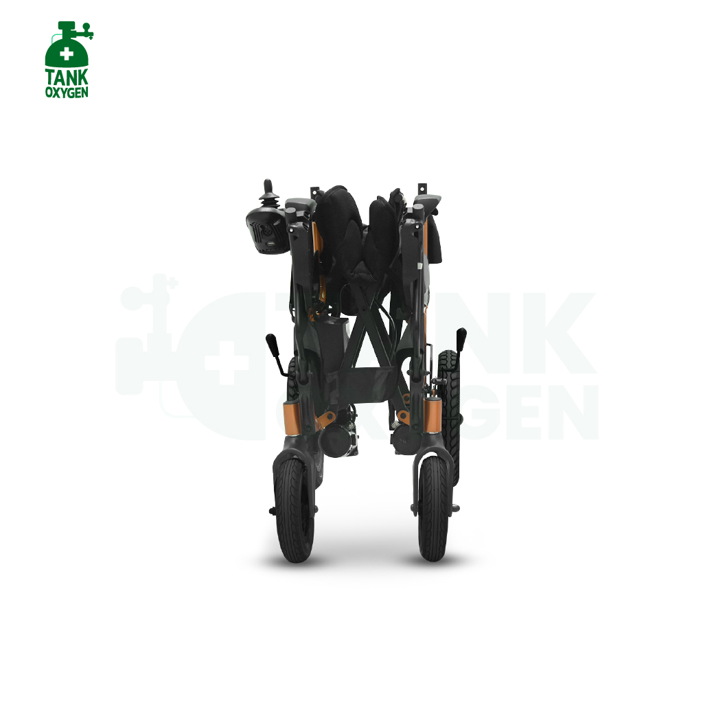รถเข็นไฟฟ้า วีลแชร์ไฟฟ้ารุ่นใหม่ ยี่ห้อ Yuwell รุ่น D130HL การรับประกัน โครงสร้าง 3 ปี คอนโทรล แบตเตอรี่และมอเตอร์ 1 ปี