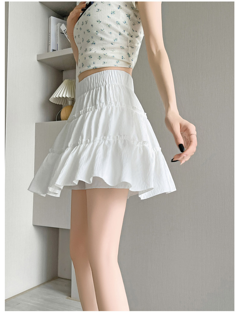 กระโปรงมินิแต่งระบาย กระโปรงน่ารัก รหัส JB4206