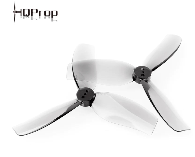 HQProp Duct-T90MMX3 for Cinewhoop Grey (2CW+2CCW)-Poly Carbonate 1ถุง 4ใบ