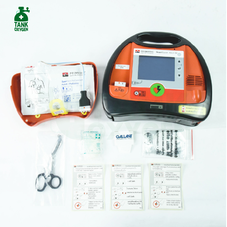 เครื่องกระตุกหัวใจด้วยไฟฟ้าแบบอัตโนมัติ รุ่น AED-M รับประกันศูนย์ไทย 2 ปี