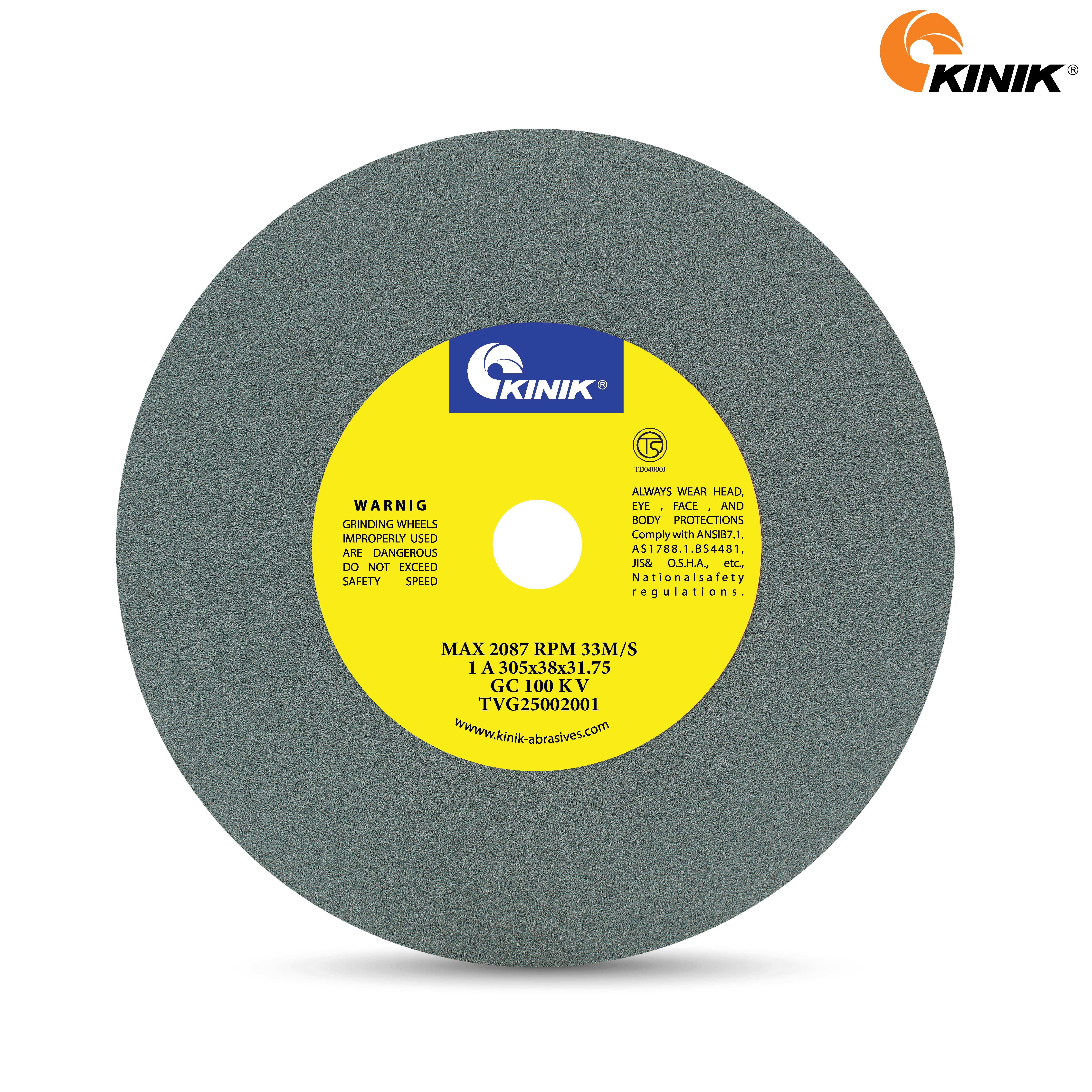 หินเจียร KINIK GC100KV1A 305x38x31.75 m.m.