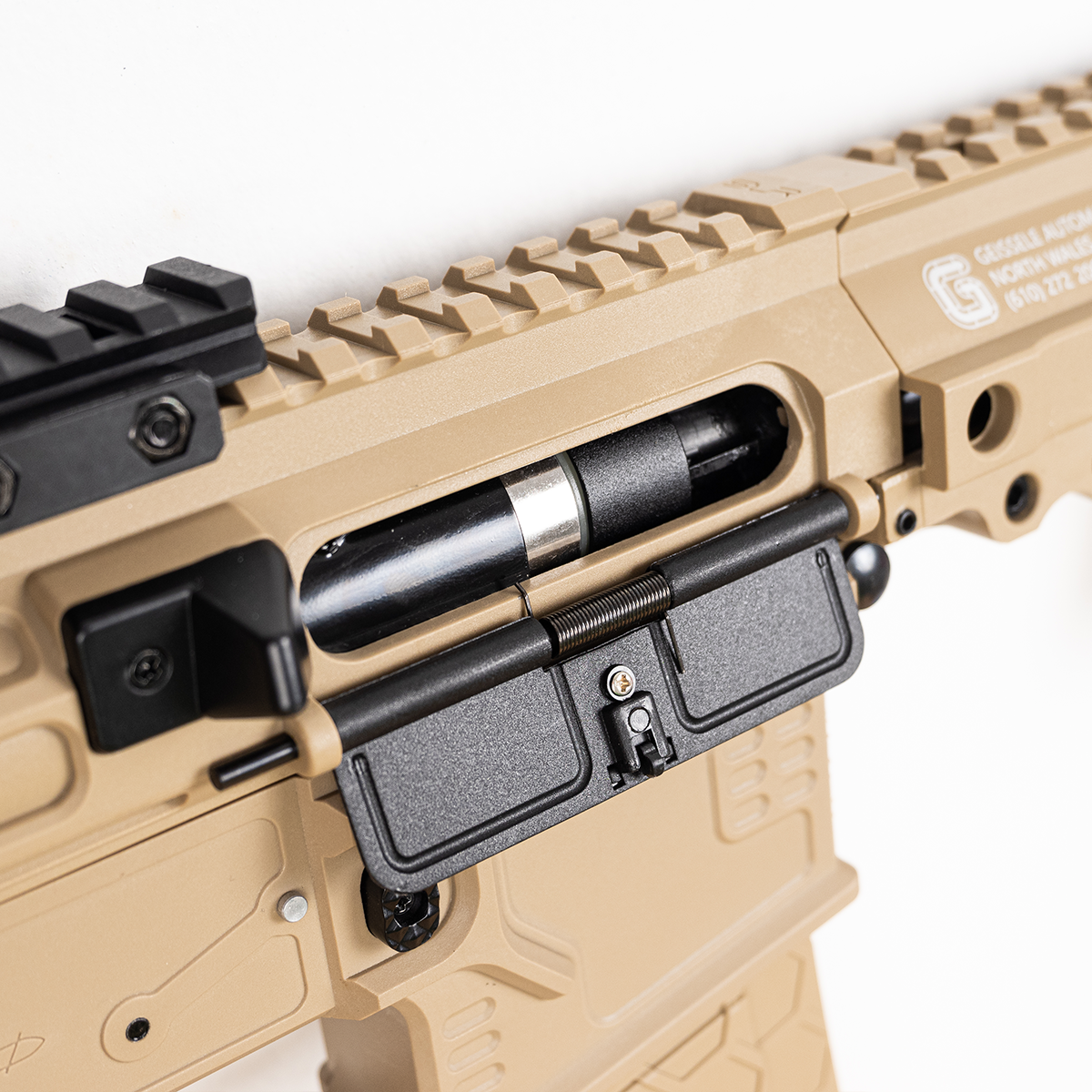 (55)SLR สีทราย เฟืองเหล็ก 270FPS+ ปืนเจลไฟฟ้า ยิงรัวได้ ยิงSEMI(ทีละนัด)ได้