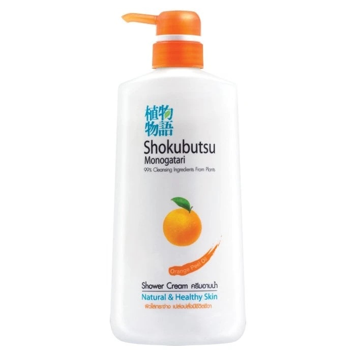 8850002016620 500ml.โชกุบุสซึครีมอาบน้ำขวดสูตรผิวใส/ส้ม