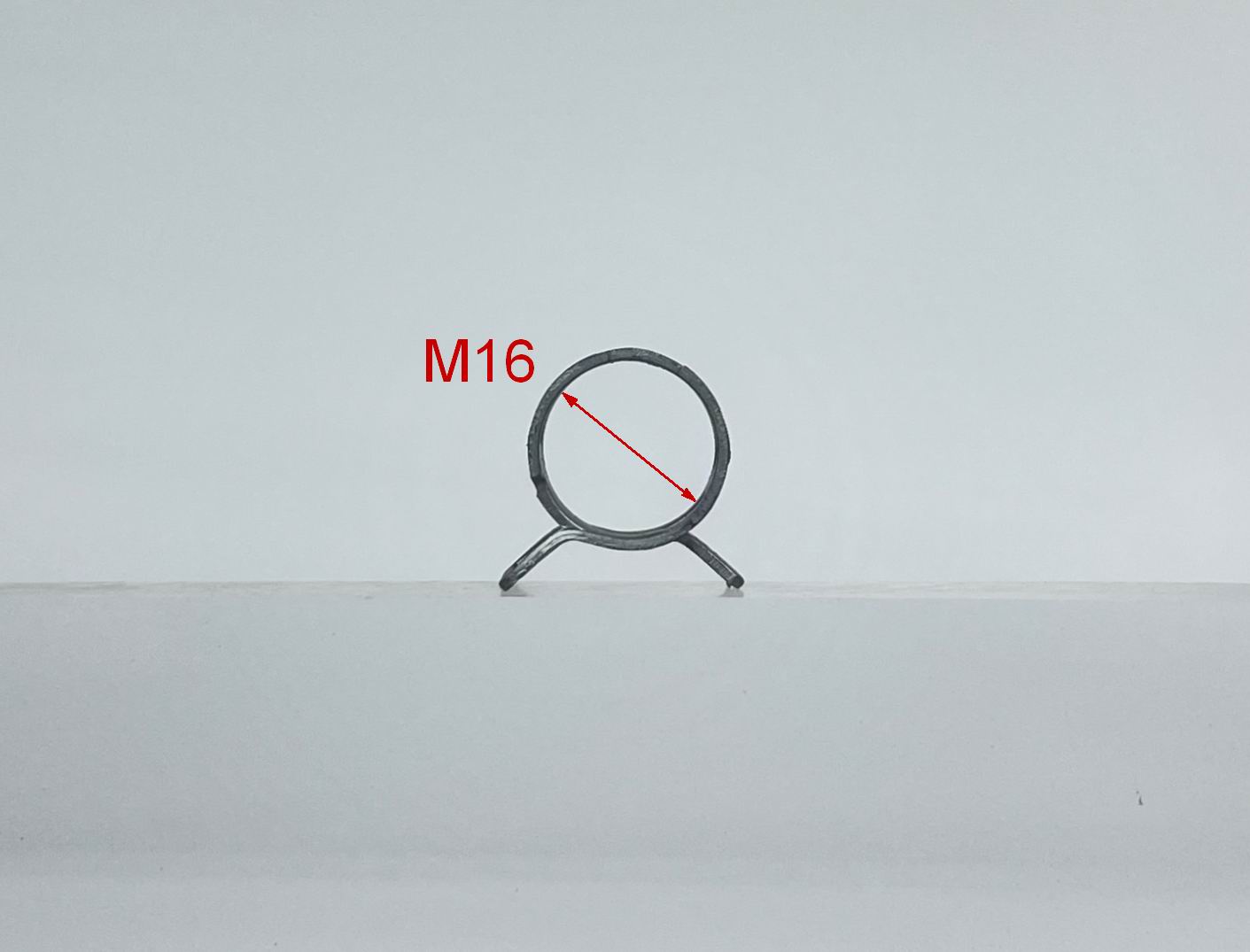 คลิ๊ปสปริงรัดสาย M16 (แพ็คละ 20 ตัว)