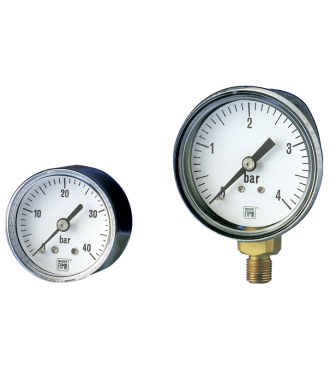 จำหน่าย นำเข้า ขาย เกจวัดแรงดัน NUOVA FIMA Pressure Gauge MS1 DS40A DS50A DN40-50 ( 1.5”, 2” )