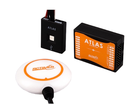 Rctimer ATLAS Flight Control System (Included GPS&LED) บอร์ดคอนโทรล สำหรับโดรน มี GPS