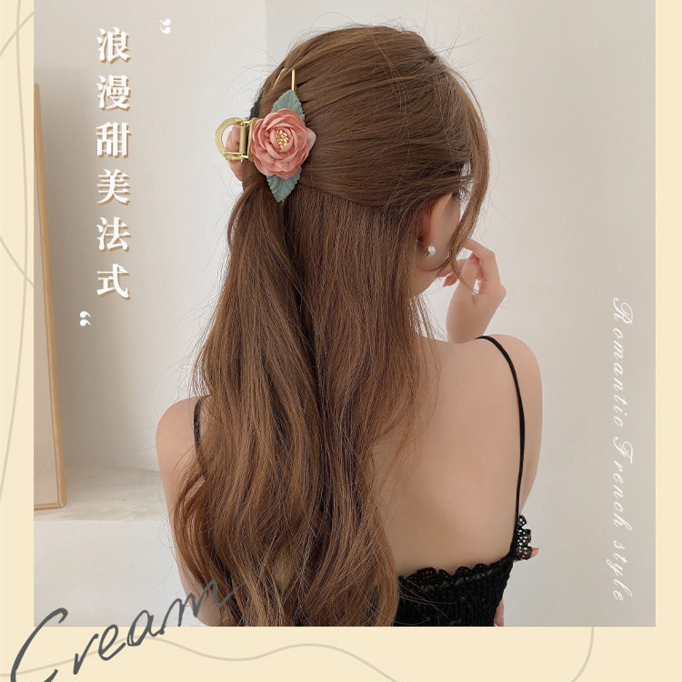 กิ๊บติดผม กิ๊บหนีบผม ดอกกุหลาบ เครื่องประดับผม สไตล์เกาหลี