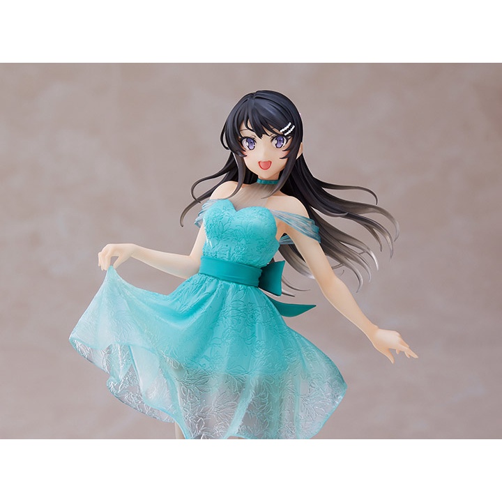 [ Figure แท้ ] Rascal does not dream of bunny girl Senpai - Sakurajima Mai Clear Dress Ver Coreful [ Taito ]