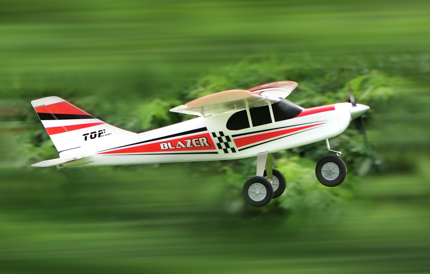 TOP RC Trainer 1280MM Blazer RC Airplane TWO WINGS (PNP) [ได้ปีก 2แบบ ปีกบน และ ปีกล่าง ถอดเปลี่ยนได้] ในชุดไม่มี รีโมท และ แบต