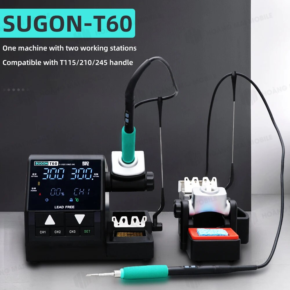 หัวแแร้ง Sugon T60+แท่นเสริม Tj8