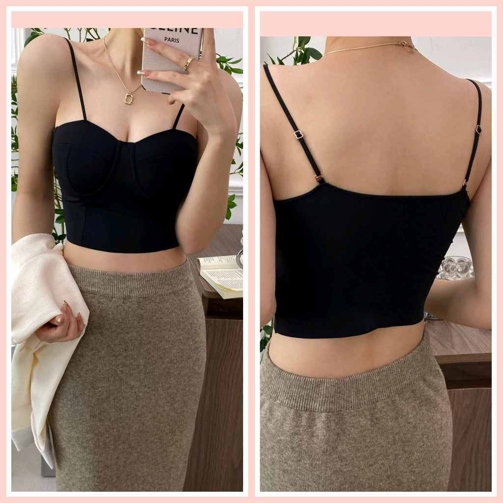 เสื้อสายเดี่ยว สปอร์ตบรา เสื้อครอป (SP026)