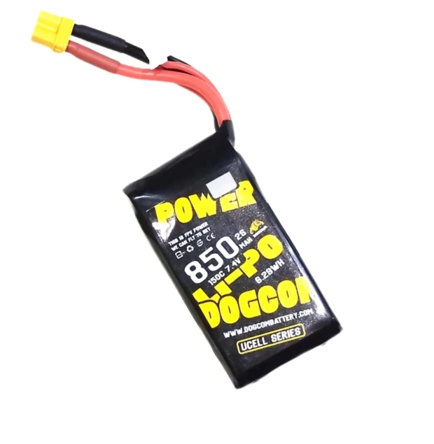 DOGCOM 2S 450 550 560 650 850MAH 150C XT30 LIPO BATTERY แรงๆ