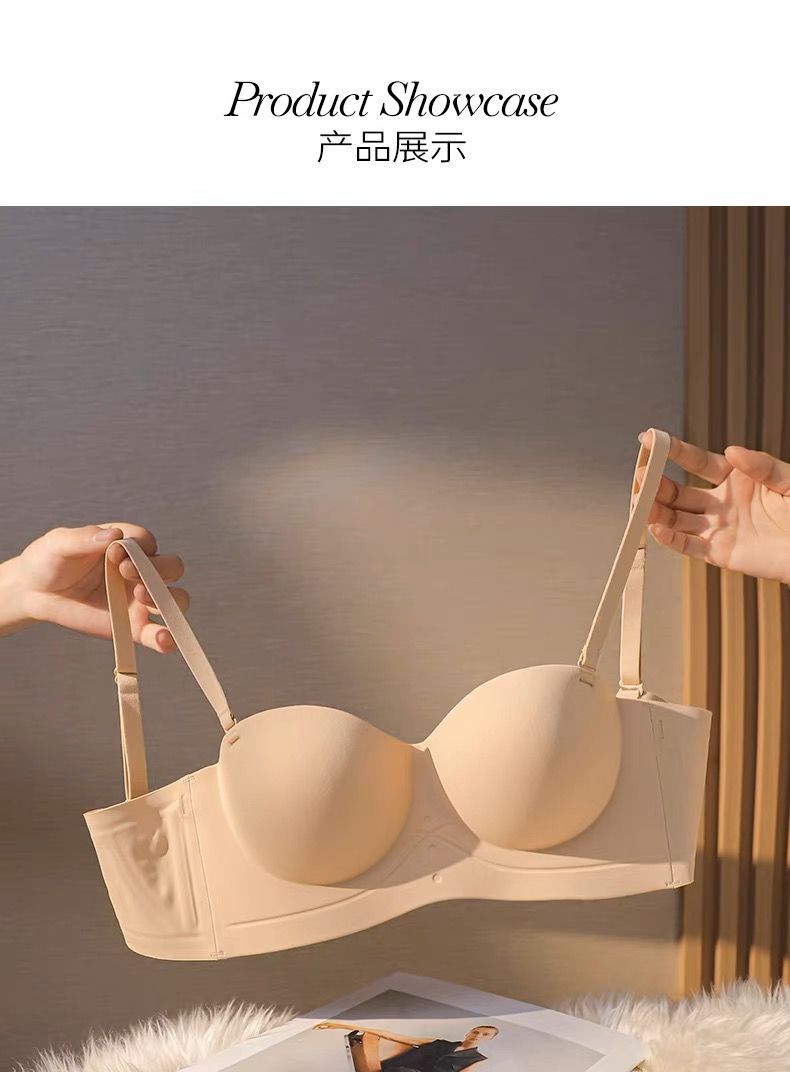 เสื้อชั้นใน เกาะอกชุดชั้นใน ไร้ขอบ ไร้โครง พร้อมส่งในไทย Bra056 สำเนา