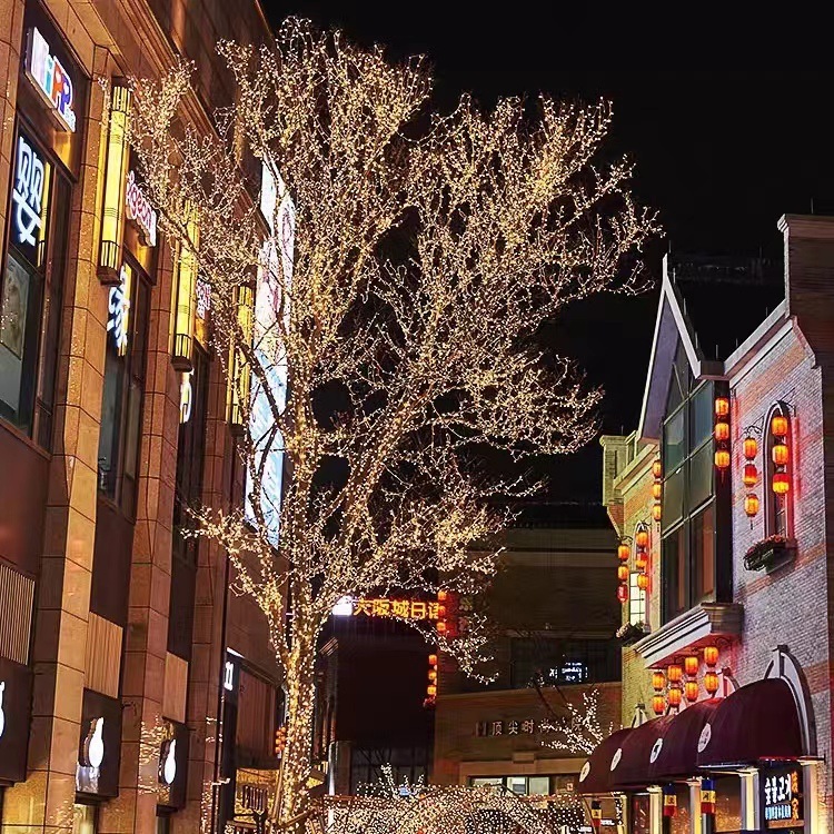 ไฟ LED ไฟตกแต่ง ไฟปีใหม่ ยาว 8-10 M ปรับกระพริบได้ เเบบเสียบปลั้ก