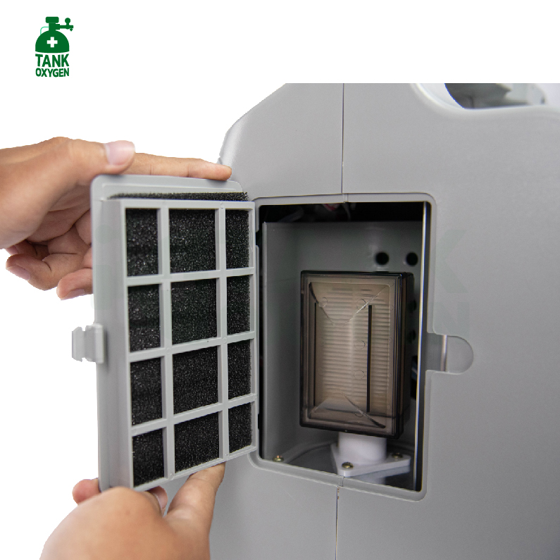 Longfian รุ่น Jay-5AW เครื่องผลิตออกซิเจน ขนาด 5 ลิตร (มี % ออกซิเจนแสดงผล) ประกันศูนย์ไทย 3 ปี