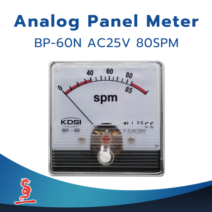 Analog Panel Meter BP-60N AC25V 80SPM
