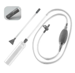 SIPHON GRAVEL CLEANER (ที่ดูดถ่ายน้ำตู้ปลา ทำจากพลาสติก เนื้อดี)
