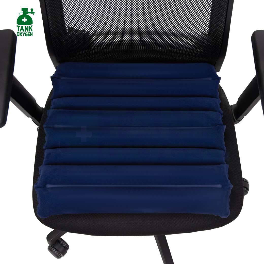 เบาะลมรองนั่ง ป้องกันการกดทับ Yuwell ทรงสี่เหลี่ยม (แบบลอน) - Anti-decubitus Seat (Square)