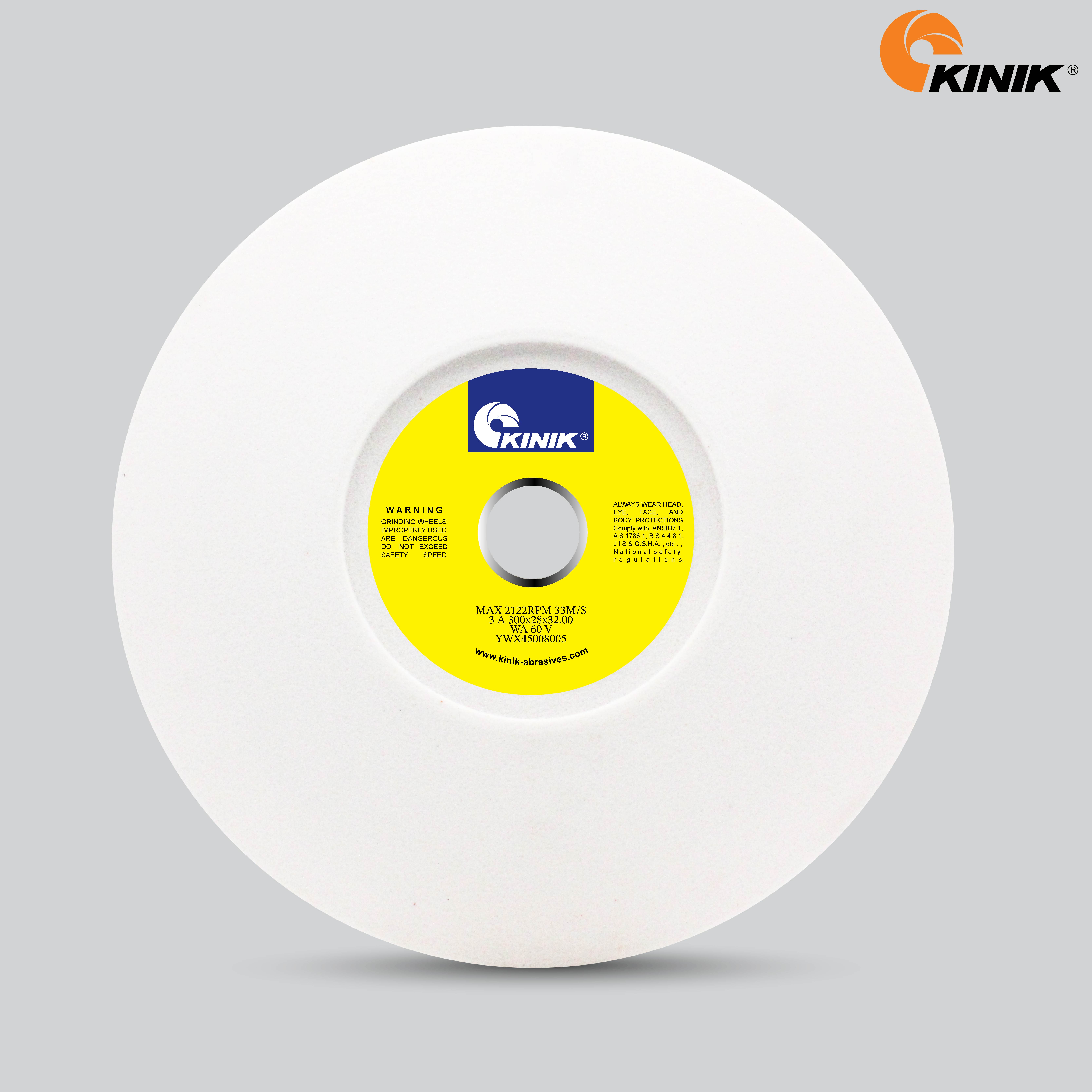 หินเจียร KINIK WA60V3A 300x28x32 mm.