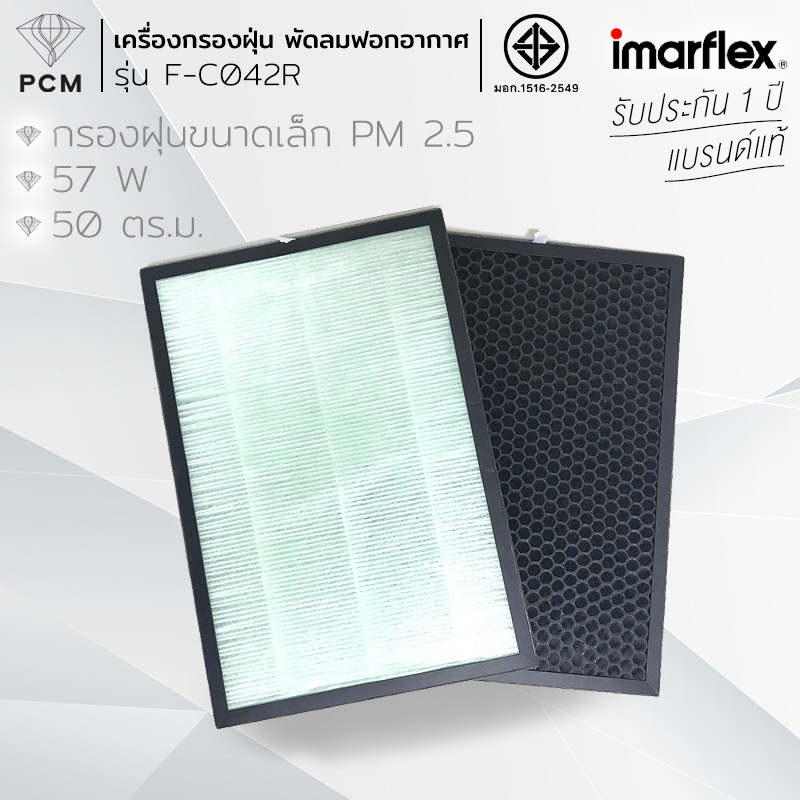 IMARFLEX (PCM) ฟิลเตอร์ แผ่นกรองอากาศ รุ่น F-C042R-SP