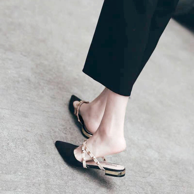 รองสวม แต่งมุด เปิดปลายเท้า เสริมฐาน 1 นิ้ว T3