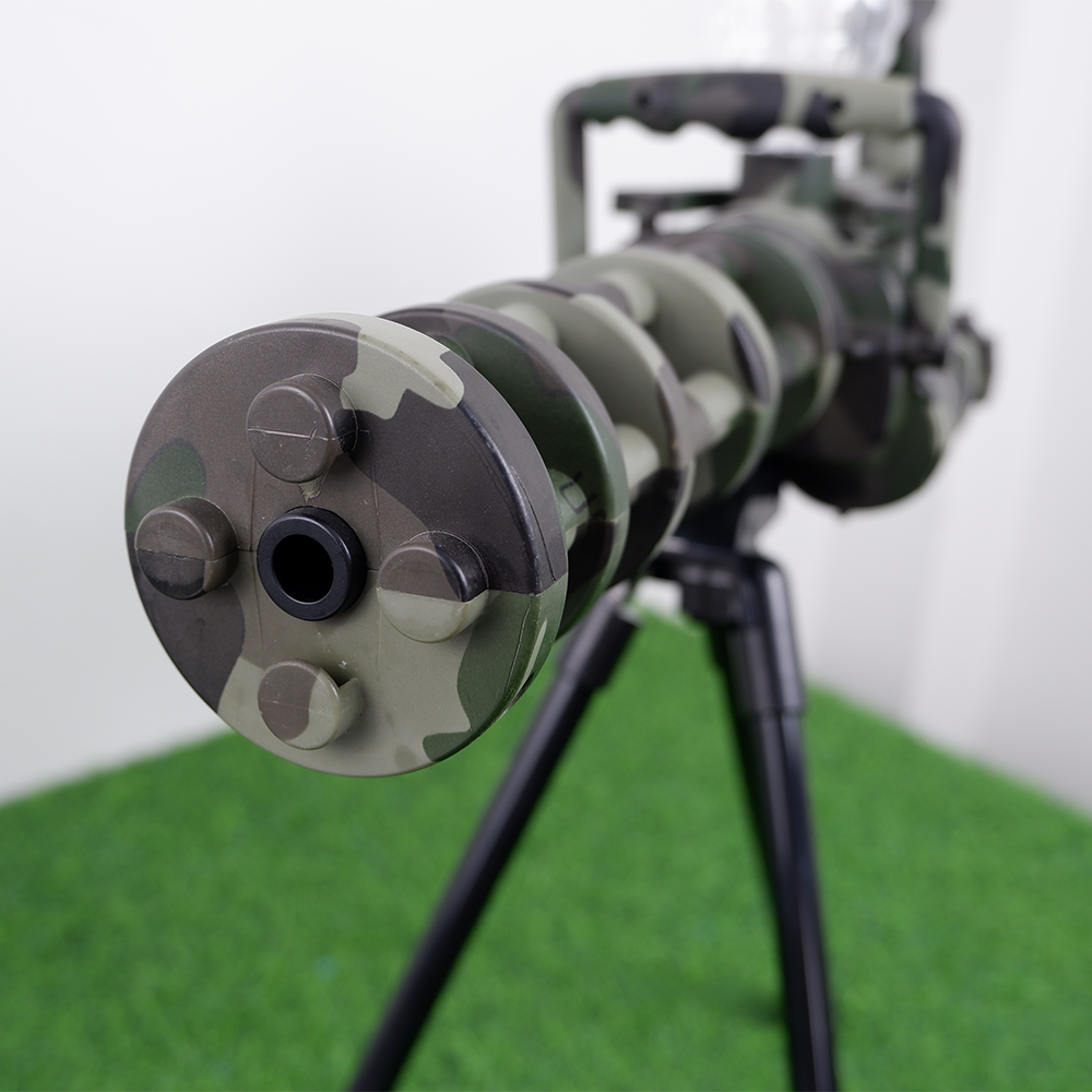(06)Gatling mini สีดำล้วน ปืนเจลไฟฟ้า ของเล่น ยิงรัว Full Auto