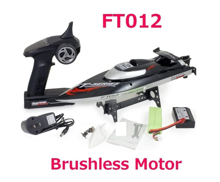 FT012 Brushless Motor 4CH Water Cooling High Speed Racing RC Boat Gift 45KM/H RTF 2.4GHz เรือบังคับพร้อมเล่น แรง ควาเมเร็ว 45km มอเตอร์บลัสเลส คว่ำพลิกกลับได้