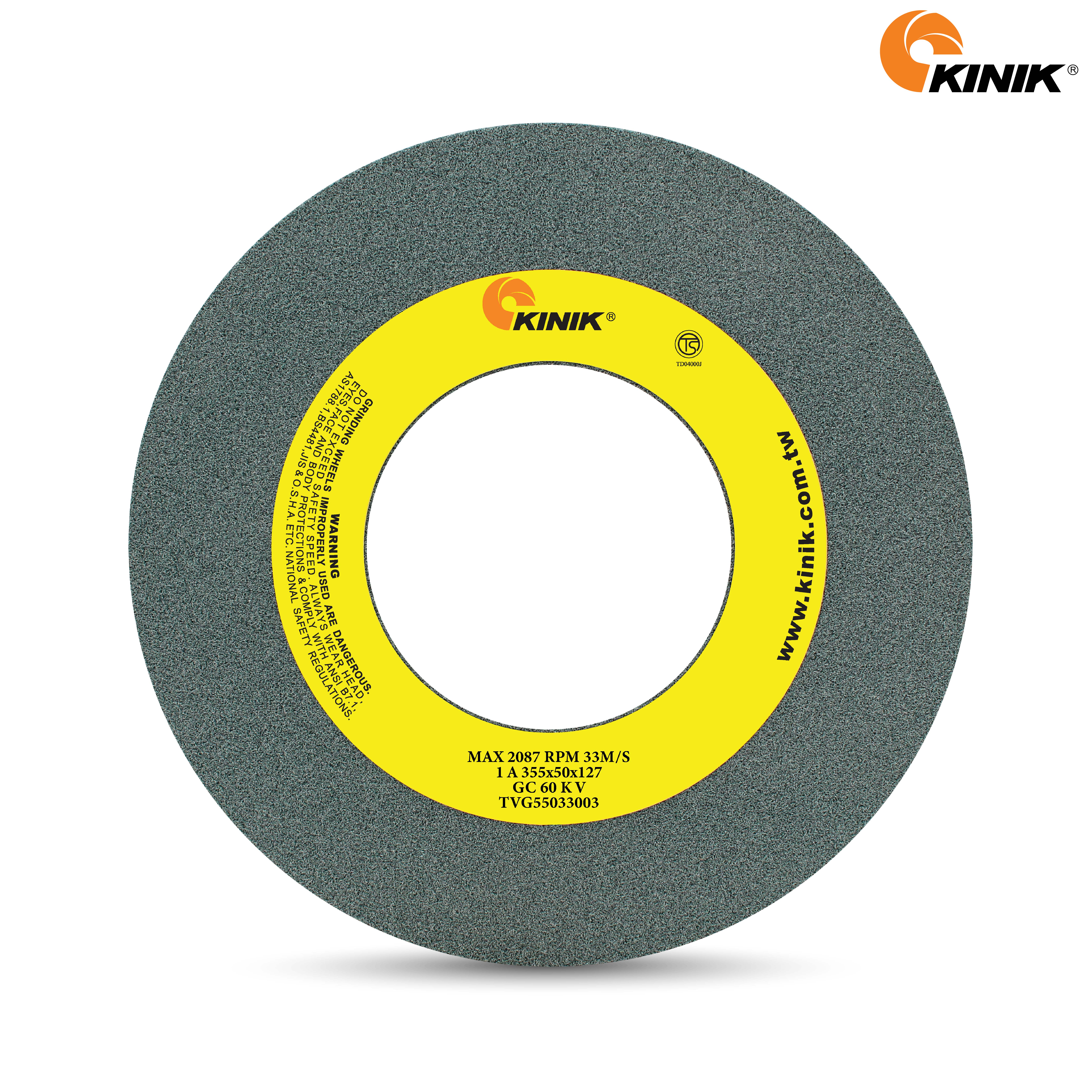 หินเจียร KINIK GC60KV1A 355x50x127 mm.
