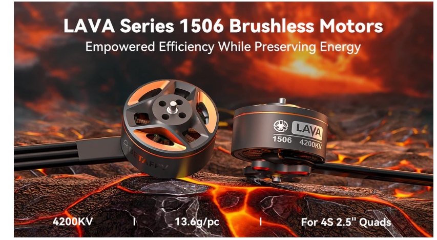 Betafpv LAVA Series 1506 4200KV 2-4S Brushless Motors 1ชุด 4ตัว