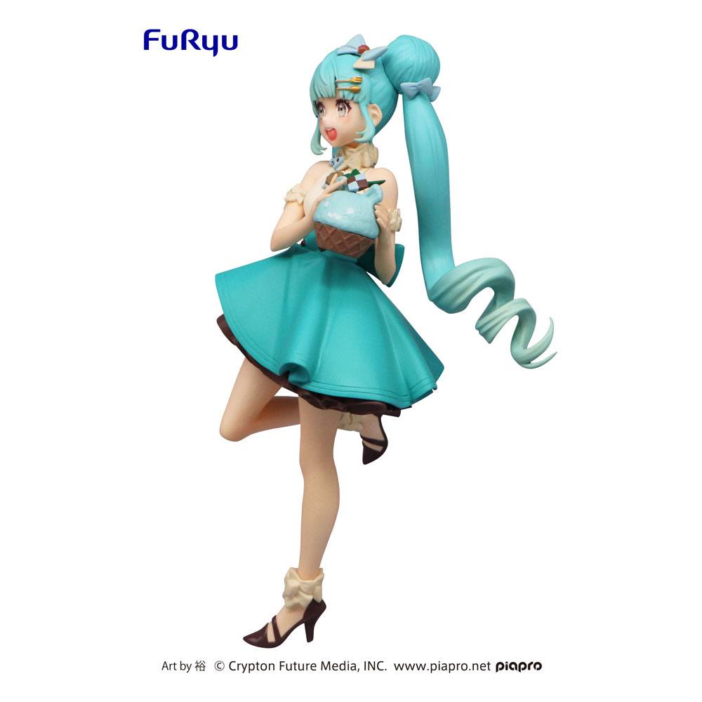 [ Figure แท้ ] Vocaloid Hatsune Miku SweetSweets Chocolate Mint [ FuRyu ]