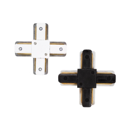 อุปกรณ์เสริมตัวต่อรางไฟ 4 ด้าน Track Rail Accessories Aluminum X Shape