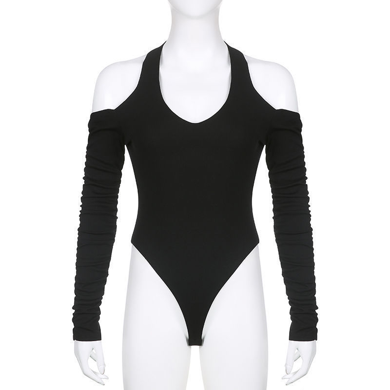 เสื้อบอดี้่สูท แขนยาว สายฝอ รหัส CN2138