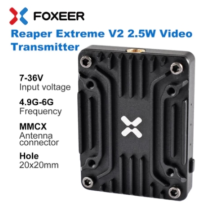 Foxeer 5.8G Reaper Extreme V2 2500mw 40CH VTX บินไกล สัญญาณชัดคุณภาพ