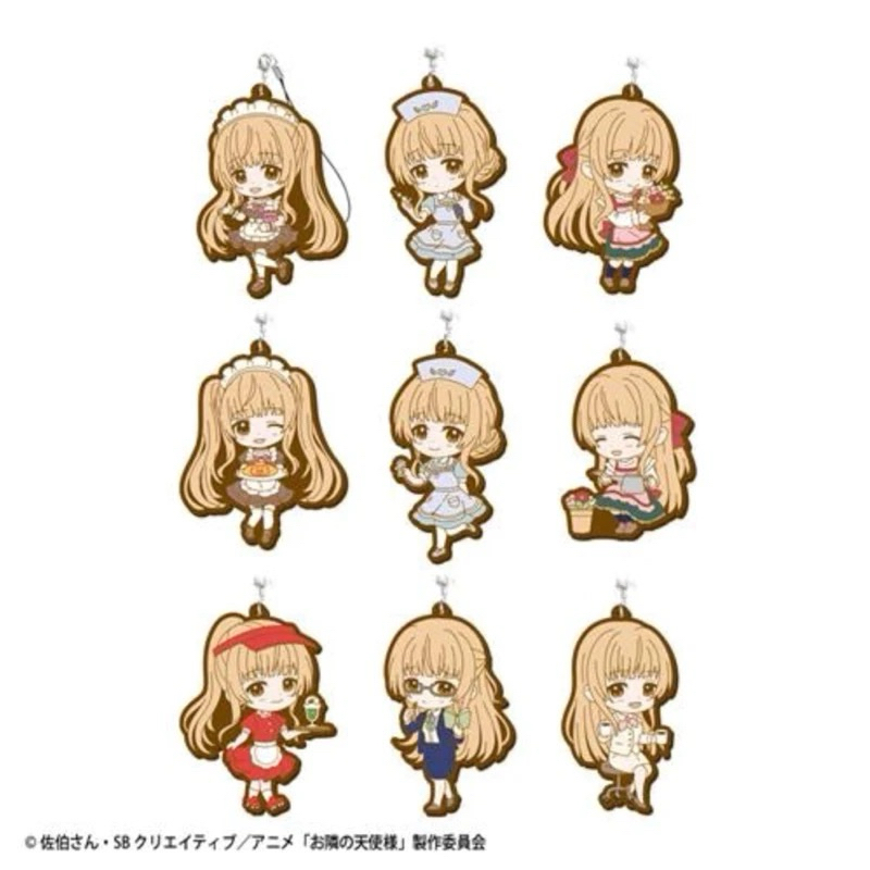 กล่องสุ่ม ขาดคุณนางฟ้าข้างห้องไปผมคงอยู่ต่อไม่ได้อีกแล้ว-มาฮิรุ-[Otonari no Tenshi sama-Rubber Strap-Mahiru Shiina]