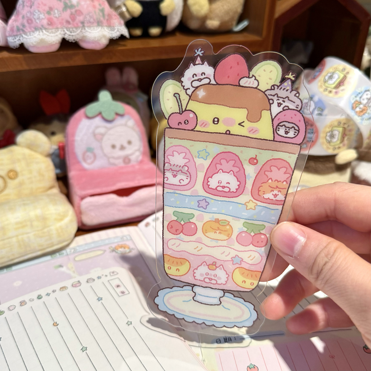 Pencil spoon Parfait Bookmark