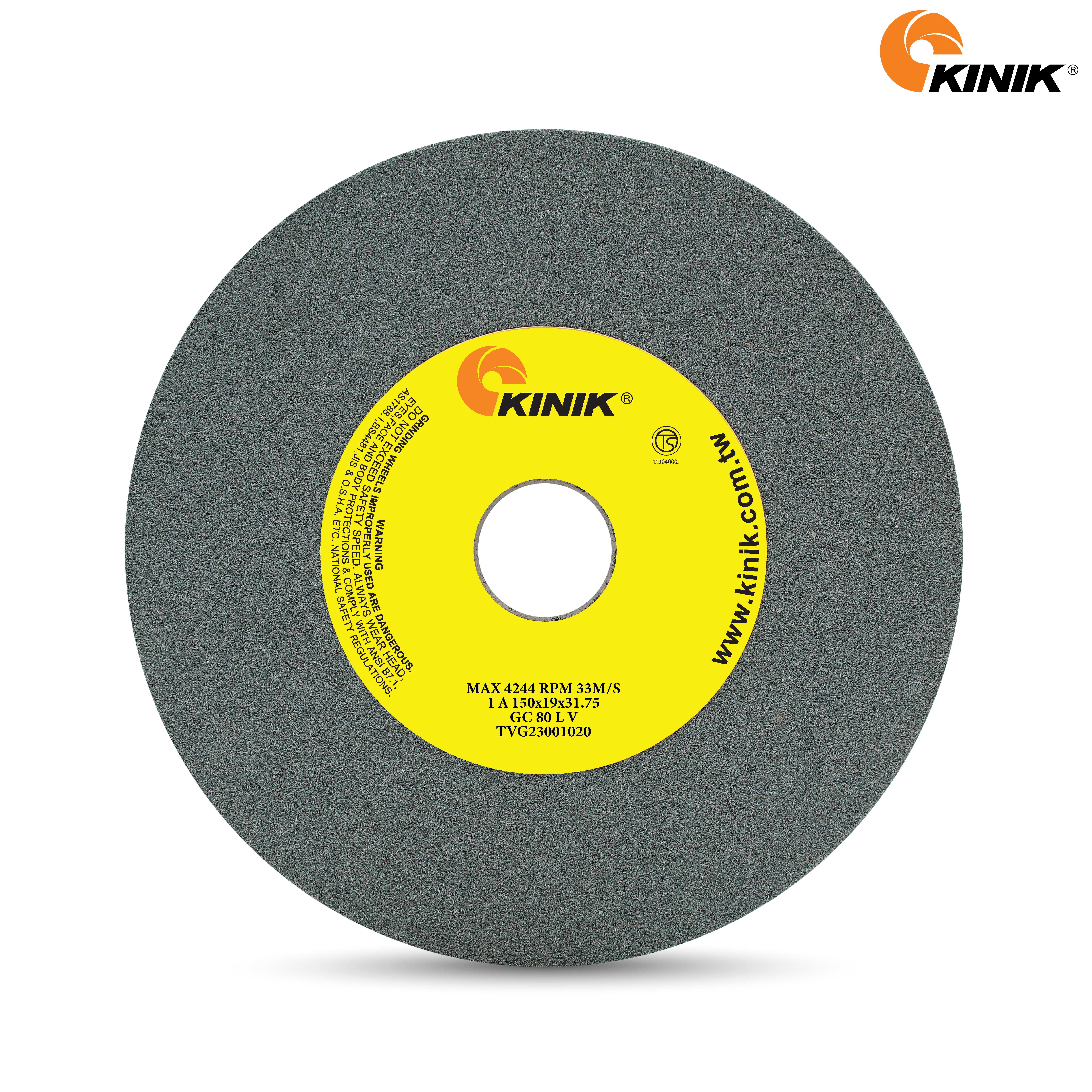 หินเจียร KINIK GC80LV1A 150x19x31.75 mm.